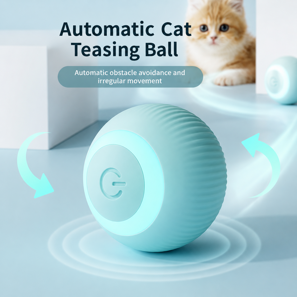 Automatic Interactive Cat Ball